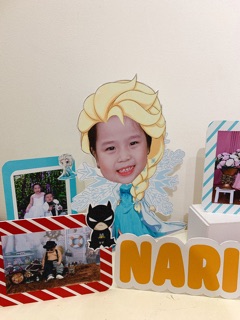 Chibi để bàn trang trí sinh nhật cho bé