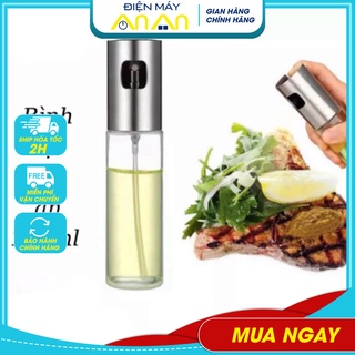 ✅ Bình xịt dầu ăn phun sương cho nồi chiên không dầu chai thủy tinh cao cấp 100ml