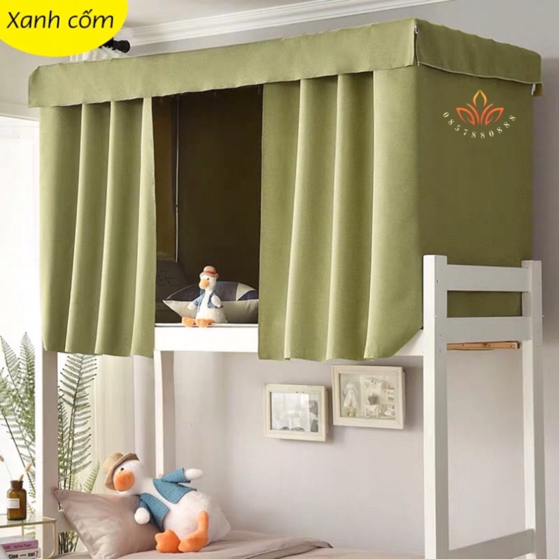 [FREE SHIP ] Rèm ktx,Rèm giường tầng vải thô dày loại 1