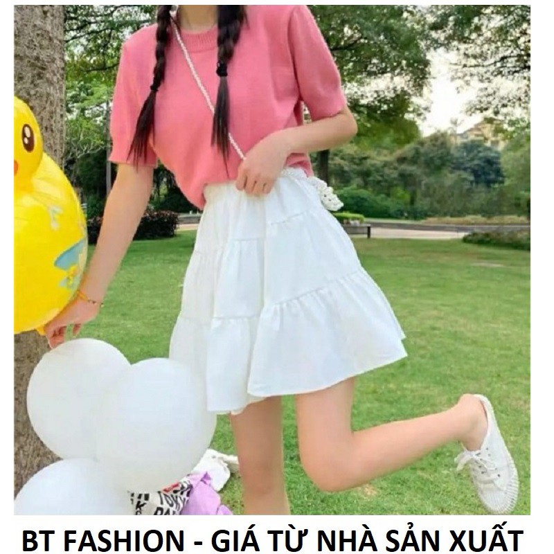 Chân Váy Voan Thời Trang BT Fashion  - Có quần lót bên trong + Video, Hình Thật