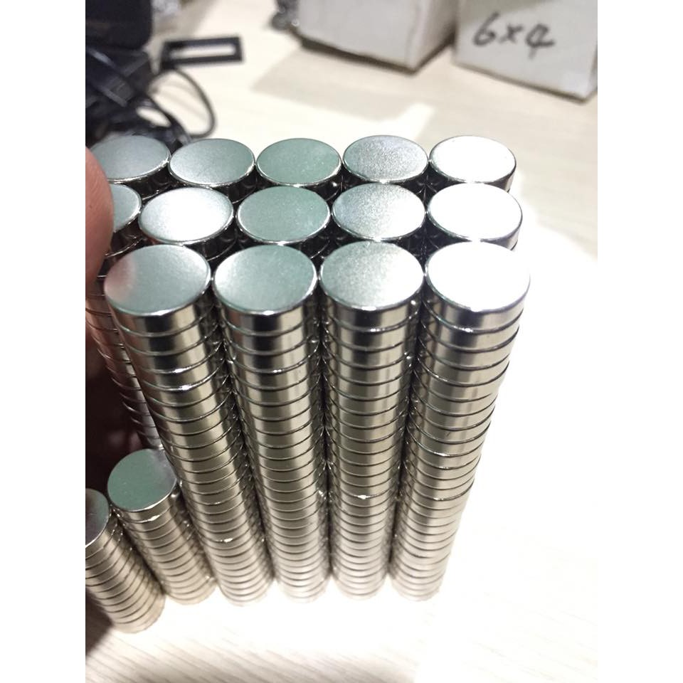 Nam châm viên 15x4mm tròn dẹt nam châm đất hiếm siêu mạnh