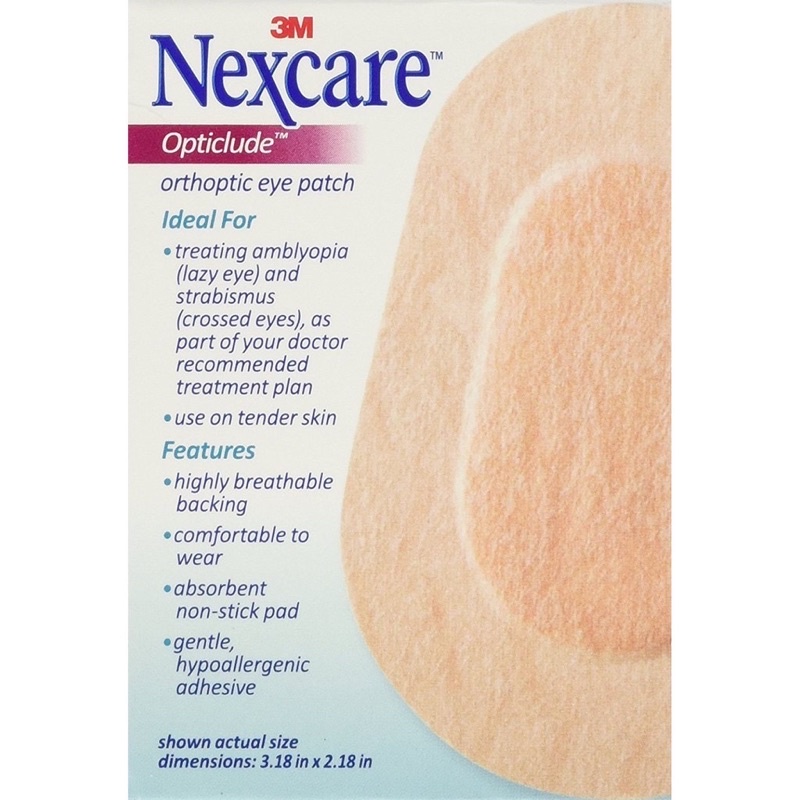 Combo 5 hộp miếng dán mắt nhược thị 3M Nexcare cho trẻ trên 5 tuổi