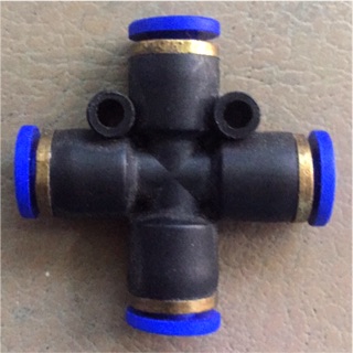 Co nối chữ Thập ống 8mm