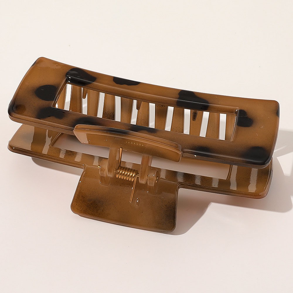 Kẹp Tóc Họa Tiết Da Báo Thời Trang Xinh Xắn Cho Nữ