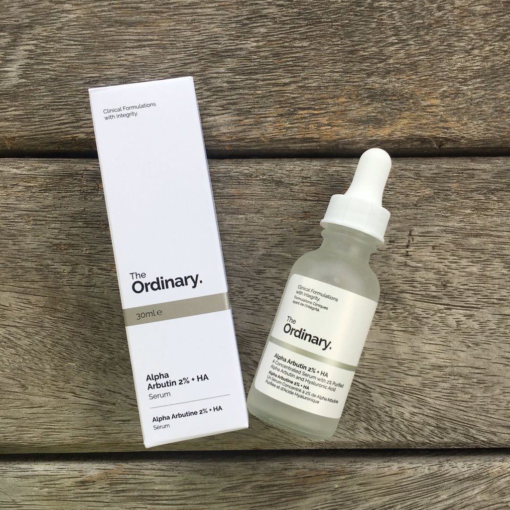 (Hàng Auth, có bill) Serum Dưỡng Trắng The Ordinary Alpha Arbutin 2% + HA