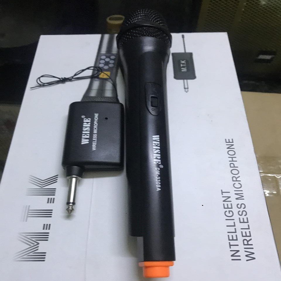 [FREESHIP] MIC KHÔNG DÂY ĐA NĂNG MTK DM-3308A, C.O.K ST-902B, WEISER 3308A