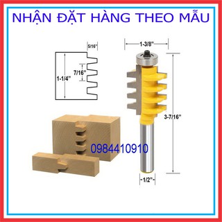 MŨI PHAY GHÉP VÁN RĂNG LƯỢC 4 NHÂN CAO 38MM