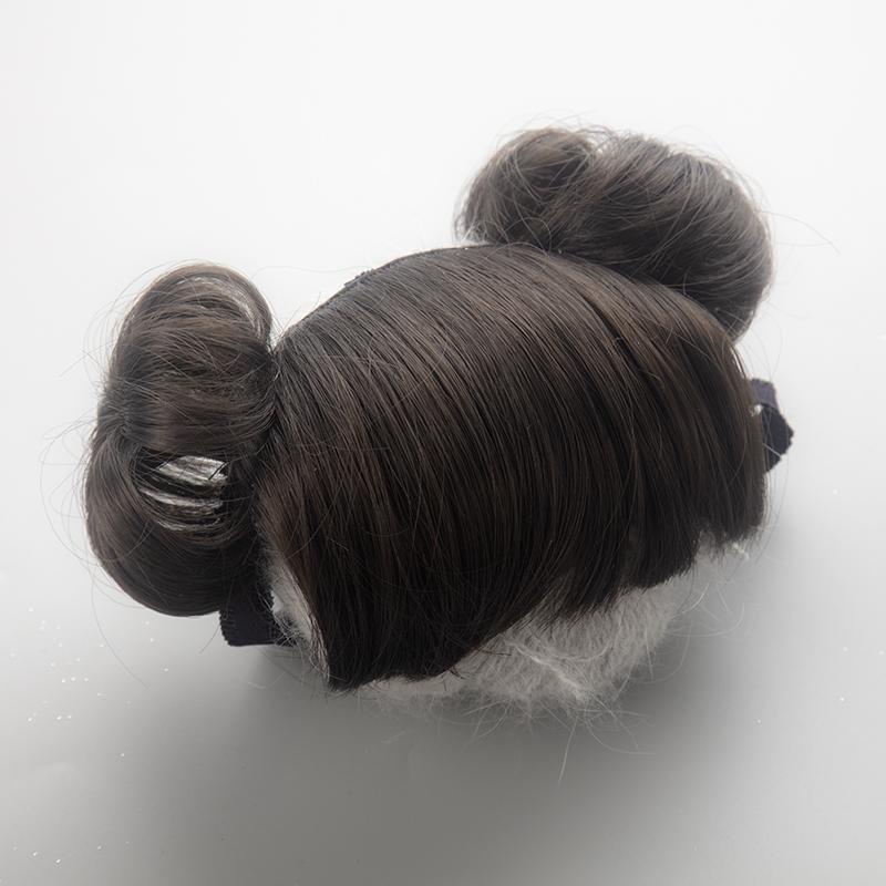 Búi tóc giả thắt nơ dễ thương cho bé gái