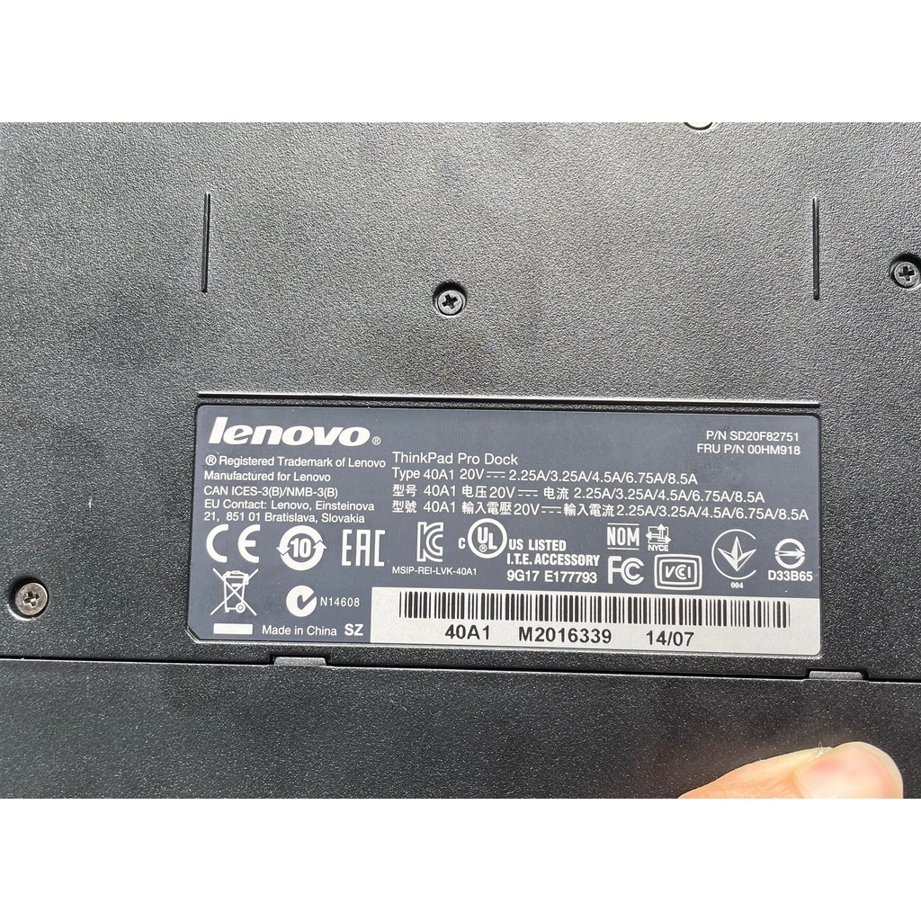 Docking station của laptop ThinkPad