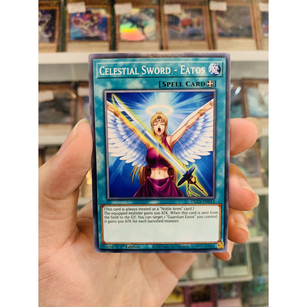 Thẻ Bài Lẻ YugiOh! Mã DLCS-EN013 - Celestial Sword - Eatos - Common - 1st Edition