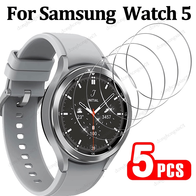 Kính Cường Lực 9H 40 / 44mm Bảo Vệ Màn Hình Đồng Hồ Thông Minh Samsung Galaxy Watch 5