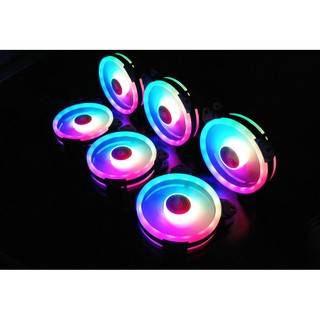 Quạt tản nhiệt, case fan Coolmoon V4+hub sync main