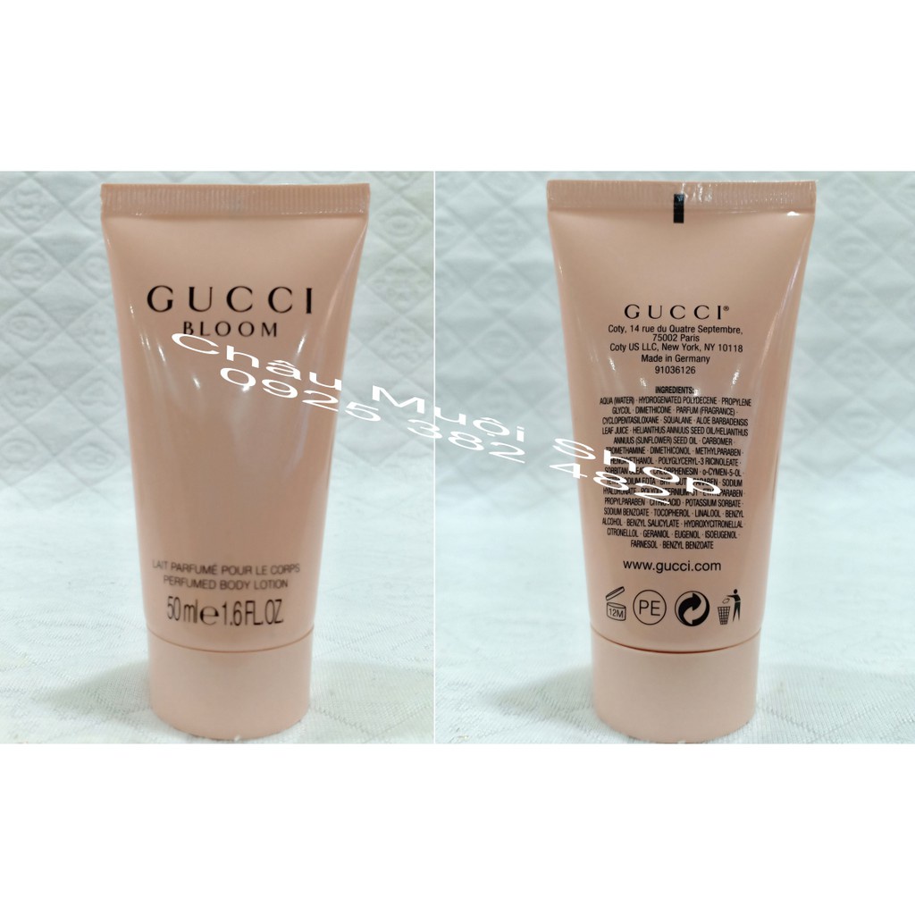 Dưỡng Thể Nước Hoa Gucci Bloom - Perfumed Body Lotion - 50ml -EDP