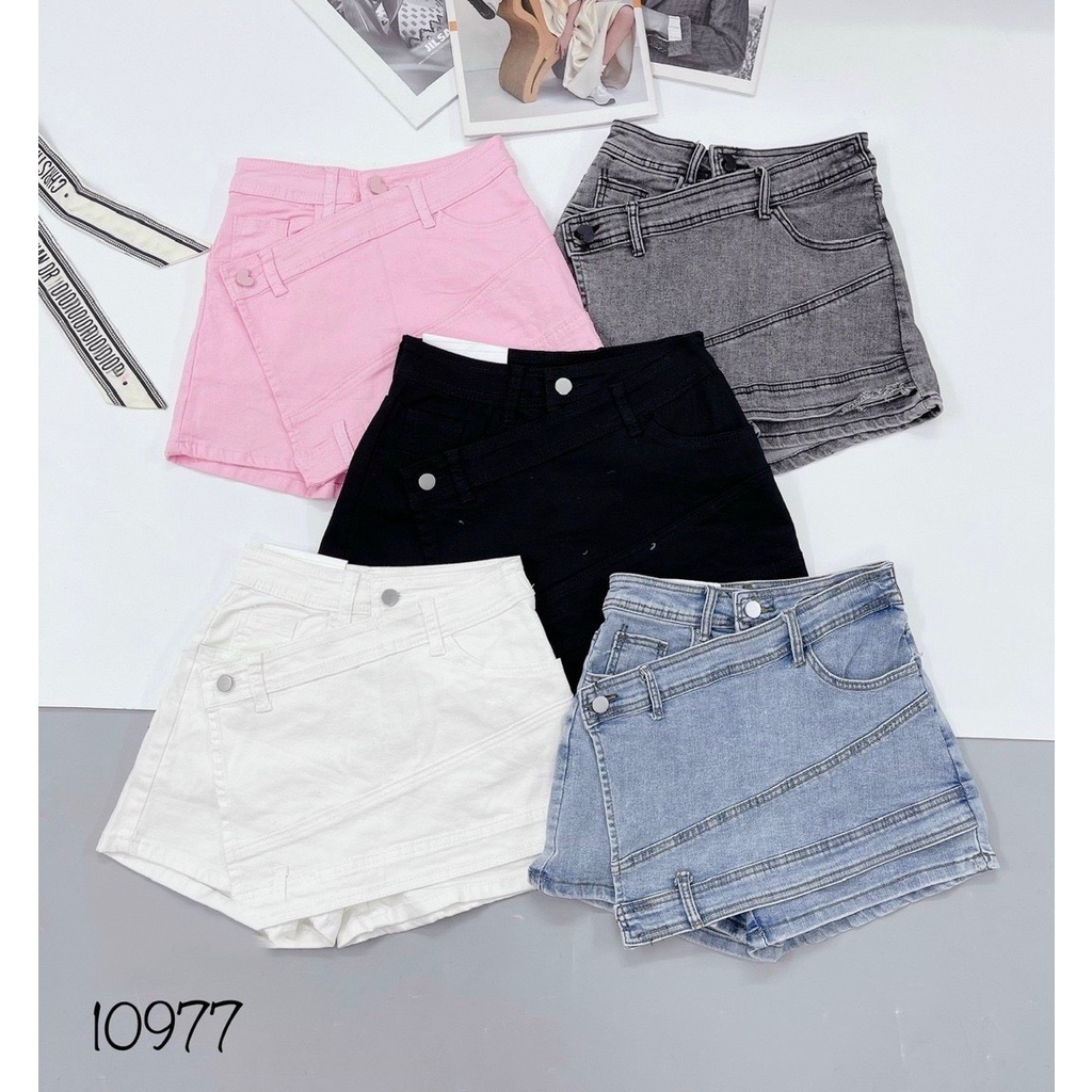 Quần Váy Bò Vạt Chéo - Kim Linh Shop