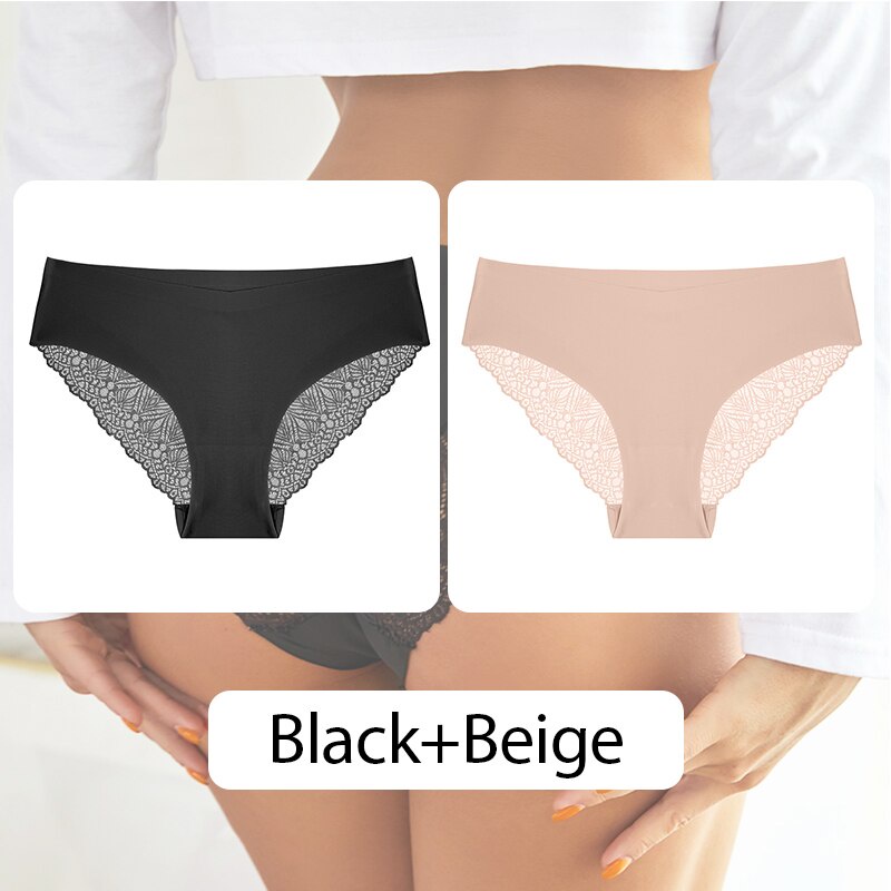 Set 2 quần lót TAKETALK không đường may có cỡ lớn cho nữ