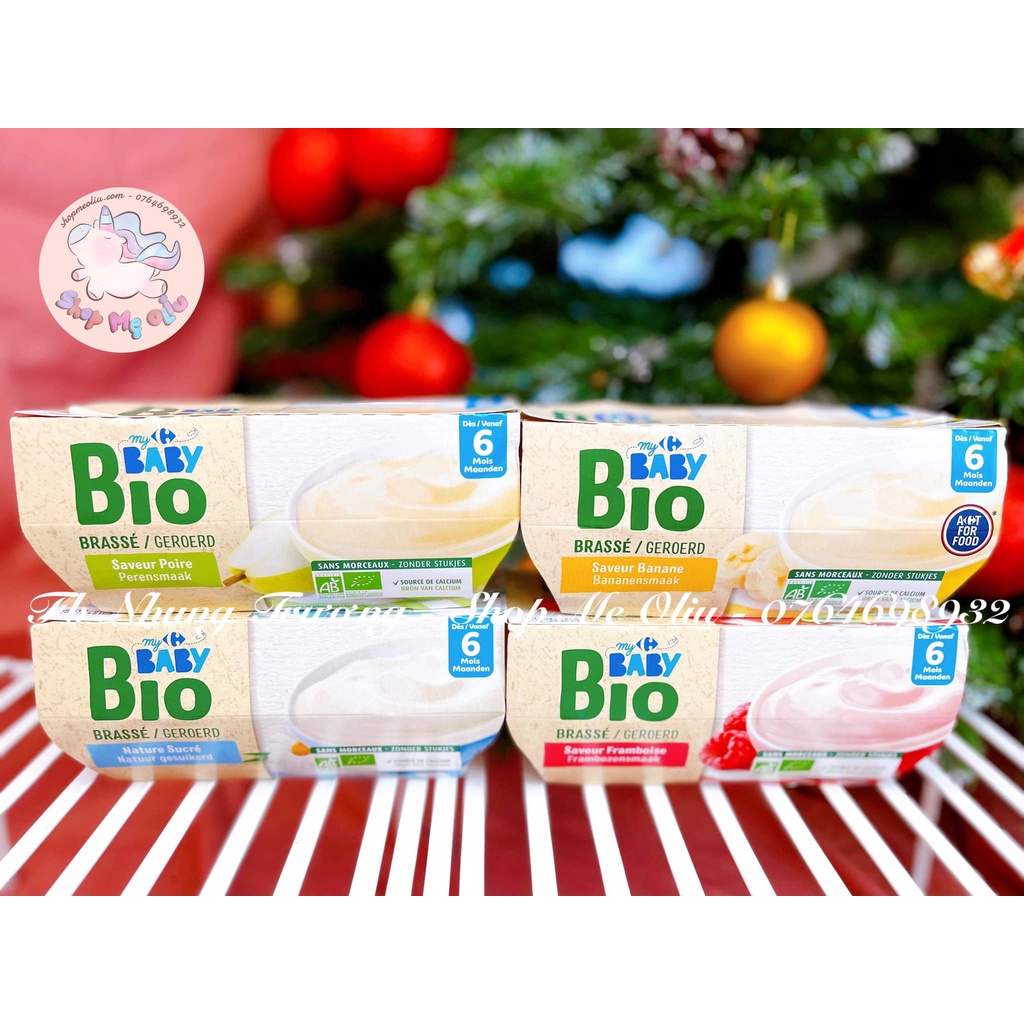 [Hàng Air]-Sữa chua hữu cơ Baby Bio Pháp