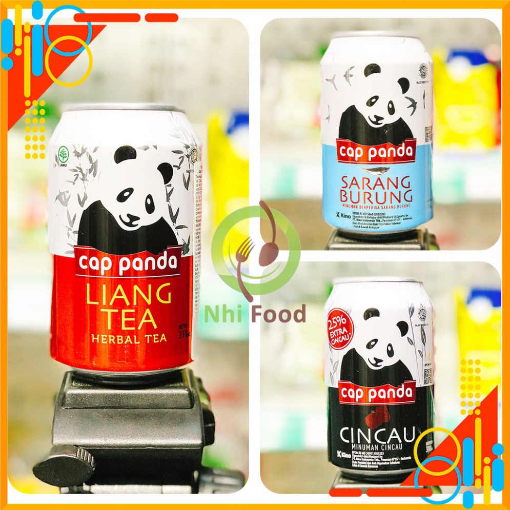 Nước Uống Cap Panda Vị Sương Sáo, Trà Thảo Mộc Và Nước Yến Giá Siêu Rẻ