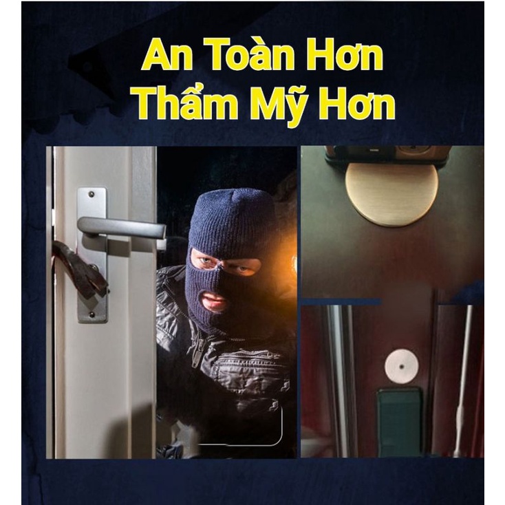 Phụ kiện che lỗ trên cửa tiện lợi, an toàn, chống cậy phá cửa