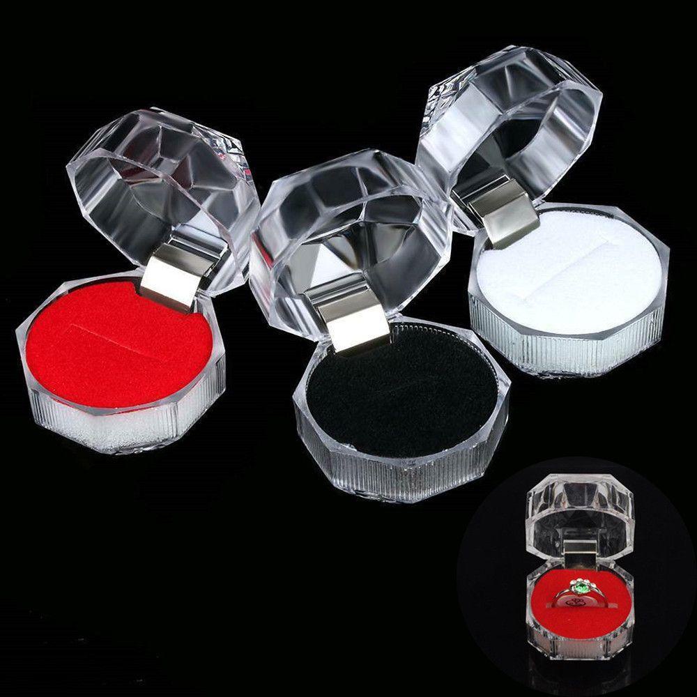 Hộp Đựng Trang Sức Trong Suốt Tiện Dụng|Dụng Cụ Sắp Xếp Nhẫn Tiện Dụng