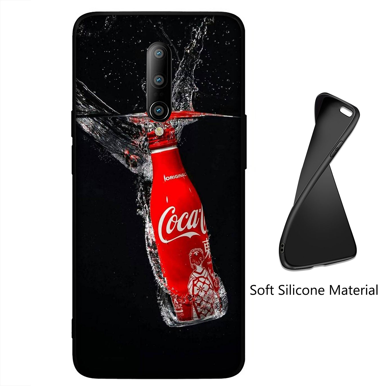 Huawei P30 Pro Lite Y6 Y7 Y9 Prime 2019 2018 Y9Prime Phone Case Soft Silicone Casing B101 Coca Cola Coke logo