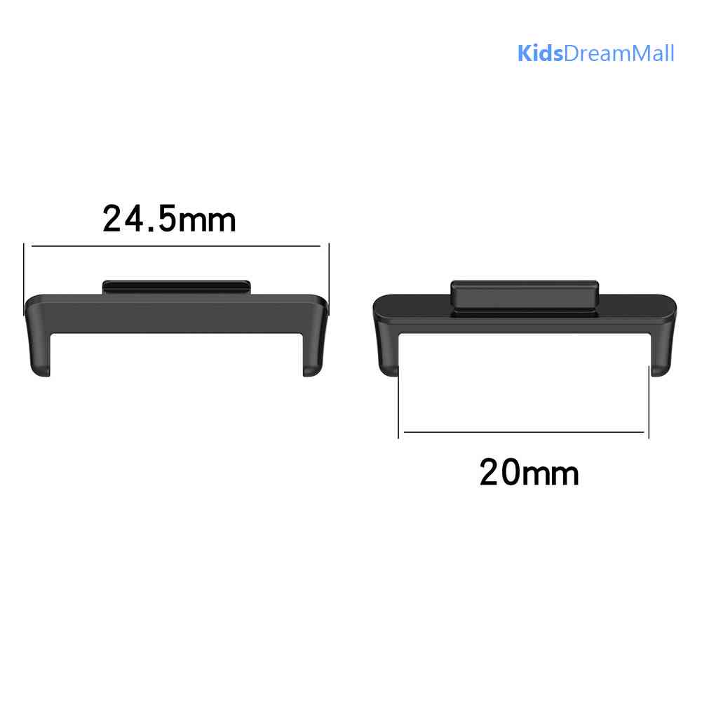 Set 2 Đầu Nối Dây Đồng Hồ 24mm Bằng Kim Loại Dành Cho Huawei Watch Fit 2 Active