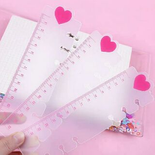 Thước kẻ gắn sổ planner bìa còng