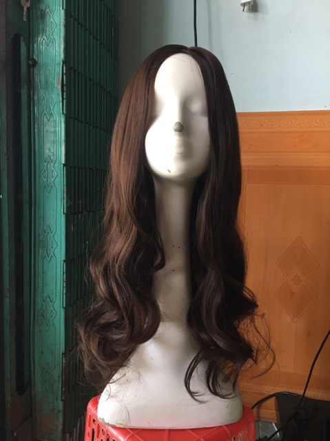 Tóc giả❤️freeship 50k ❤️tóc 2 mái lửng cao cấp- tặng lưới chùm tóc