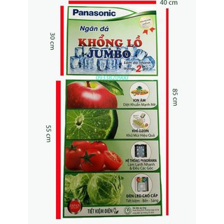 Tem dán tủ lạnh Panasonic bán chạy nhất 2020