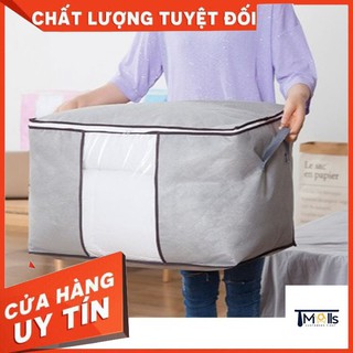 Túi đựng chăn mền quần áo tiện lợi có khóa kéo tiện dụng chống bụi bẩn, côn trùng, giữ quần áo luôn thơm tho