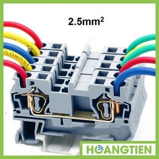 Bộ 10 Cút nối dây điện nhanh Teminal lắp tủ điện 2 đầu KV773-ST2.5