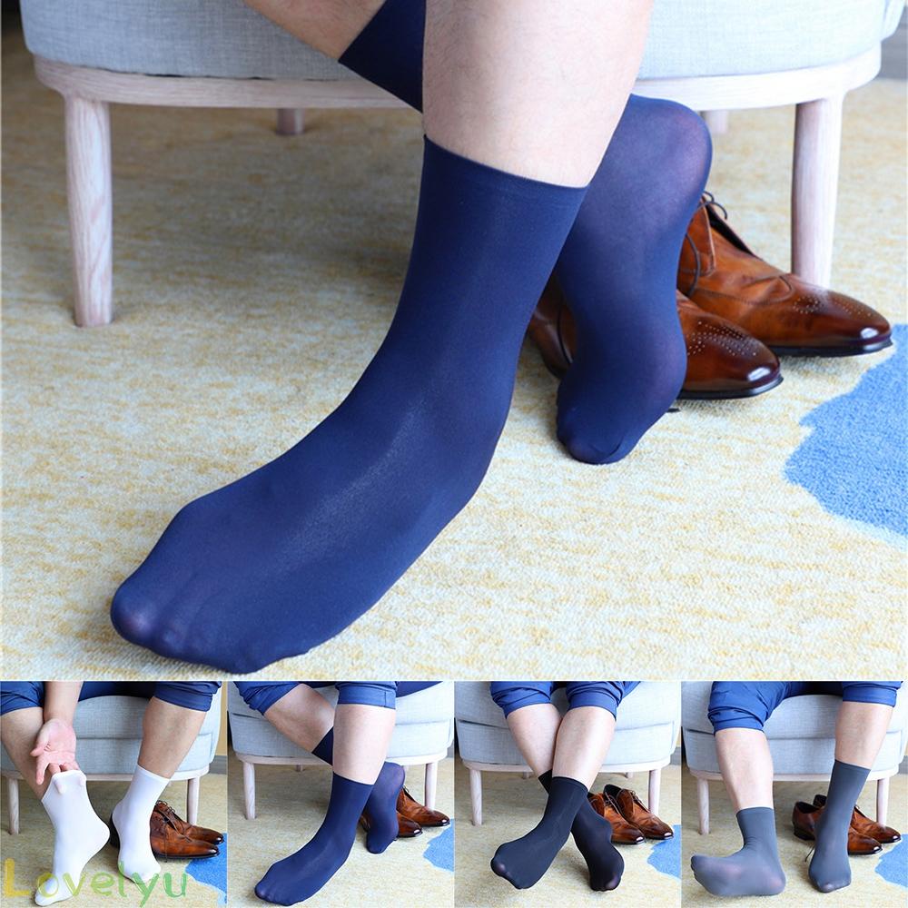 Tất Ngắn Siêu Mỏng Co Giãn Bằng Lụa Cho Nam