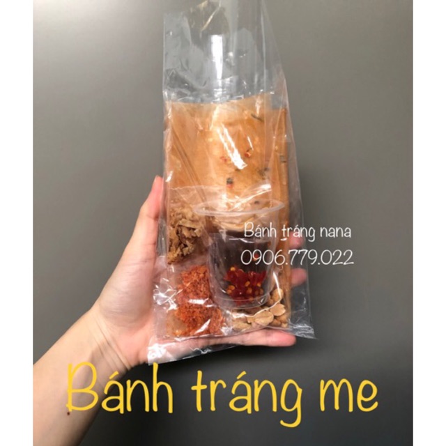 Bánh tráng me [10 bịch]  ảnh thật của shop chụp