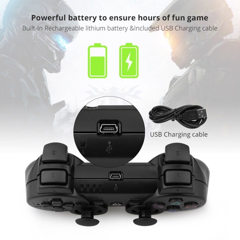 Bộ điều khiển trò chơi không dây Sony PS3 Playstation 3 / Gamepad bluetooth không dây PS3 / cho máy tính xách tay Máy chơi game PS3 | WebRaoVat - webraovat.net.vn