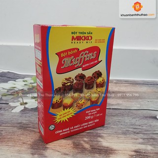 Bột bánh Muffin Mikko hộp 200g