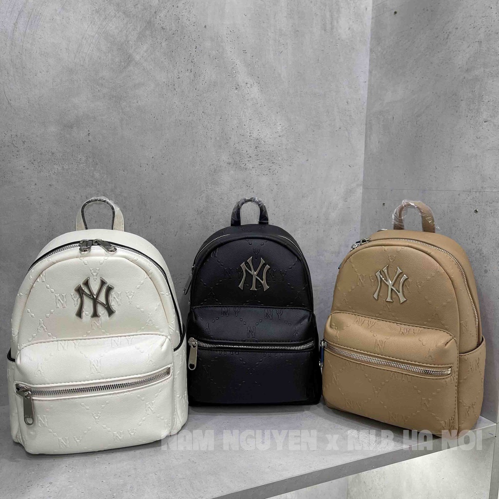 Balo DA MLB Monogram Diamond Embo Mini Backpack New York Yankees 3ABKS051N-50BKS