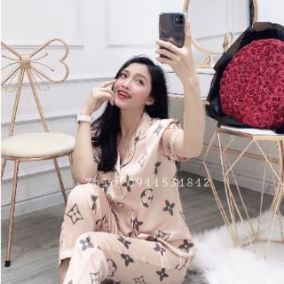 Bộ ngủ pijama lụa satin siêu mát