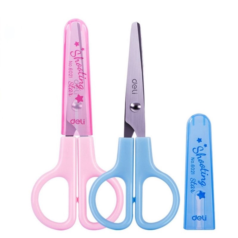 Kéo cắt giấy thủ công mũi tròn an toàn tiện lợi cho trẻ em ShopMaeum610