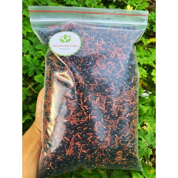 1KG Gạo Lứt Giảm Cân- Trà Đậu Đen Gạo Lứt