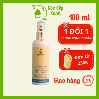 Xịt tinh dầu tràm Fuwa3e khử mùi chống muỗi côn trùng chai 100ml GOBEXA