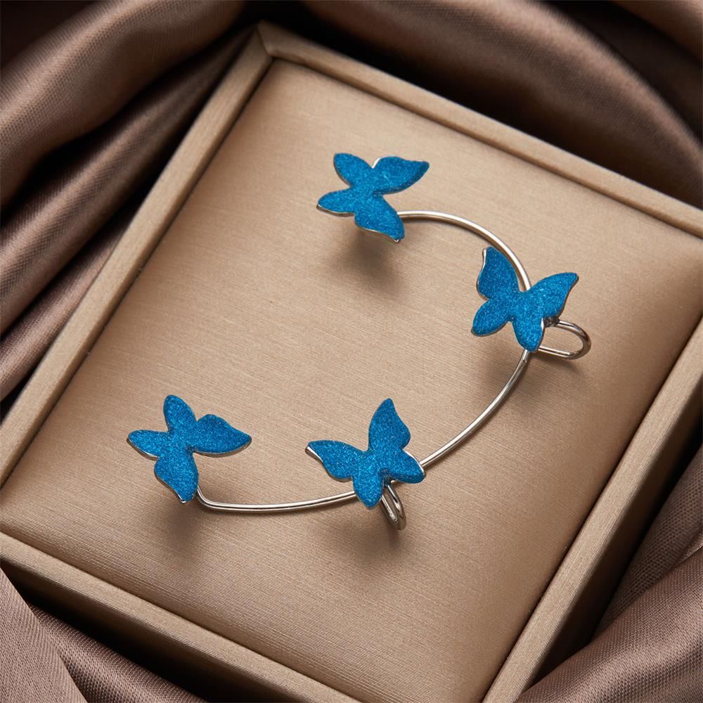 Món Quà Thời Trang|(MớI) Khuyên VàNh Tai HợP Kim ĐíNh Đá Xinh XắN