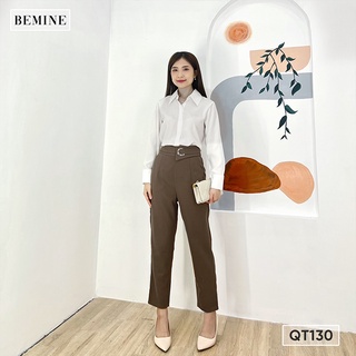 Quần tây baggy khoen eo bemine qt130nau