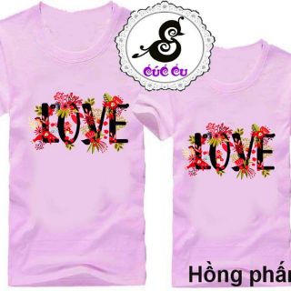 Áo đôi Love Hoa Cá Tính 010320185D034