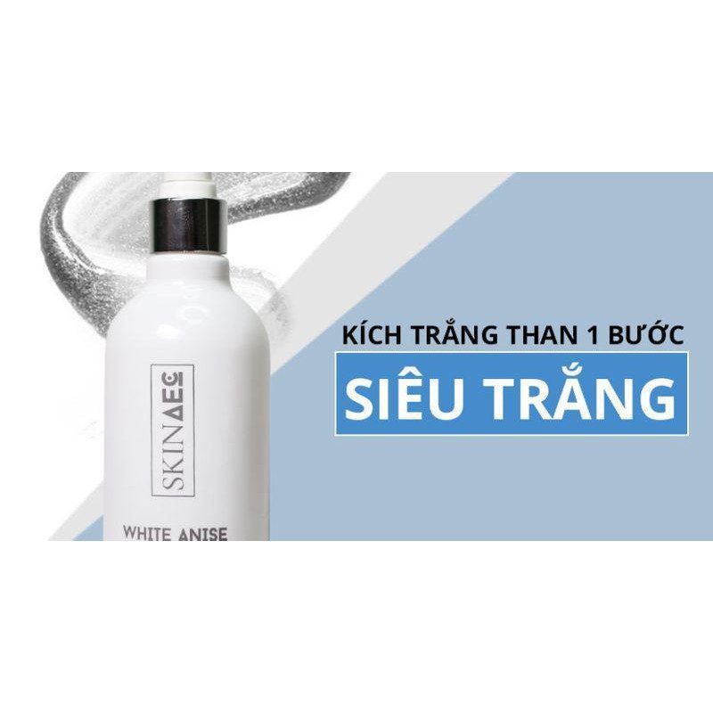 SỮA TẮM KÍCH TRẮNG THAN HOẠT TÍNH SKIN AEC WHITE ANISE BODY SKIN 250ml🔥🔥🔥