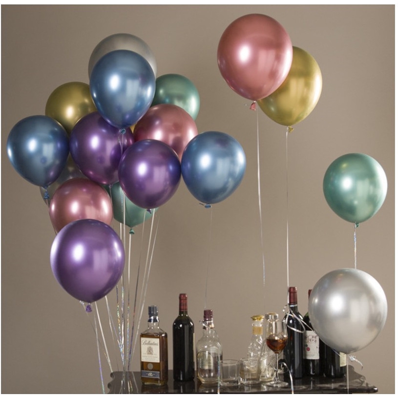 Set 50 Bong Bóng 12 Inch Trang Trí Tiệc