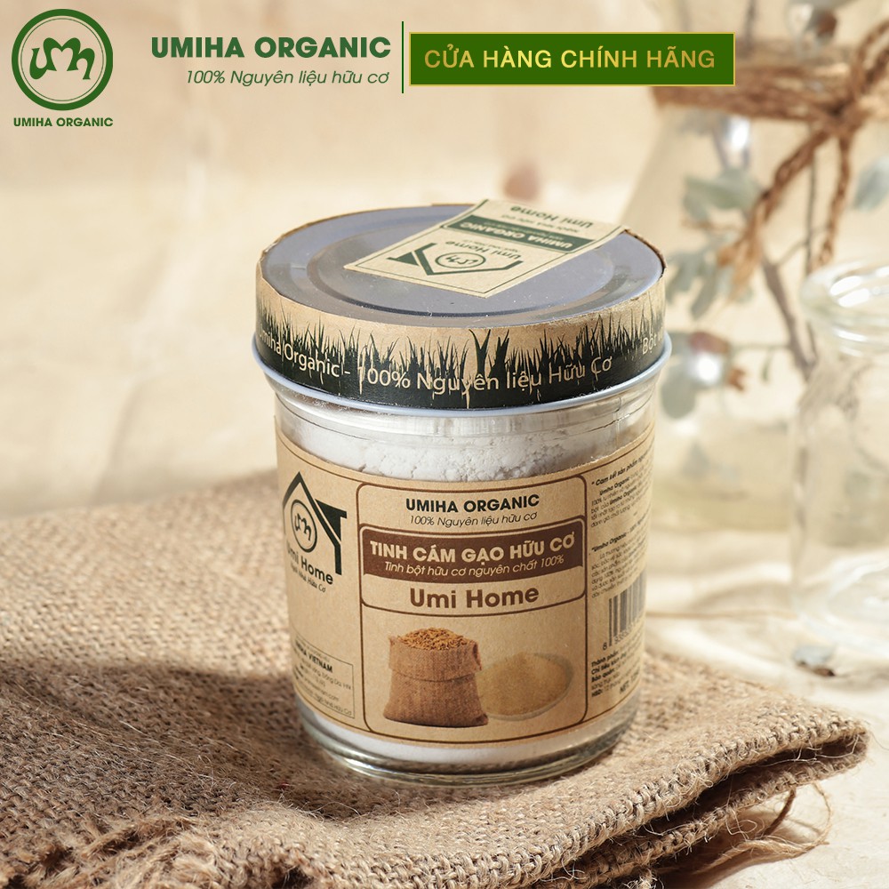 Bột Cám Gạo làm đẹp hữu cơ UMIHA nguyên chất | Rice Bran Flour 100% Organic 135g