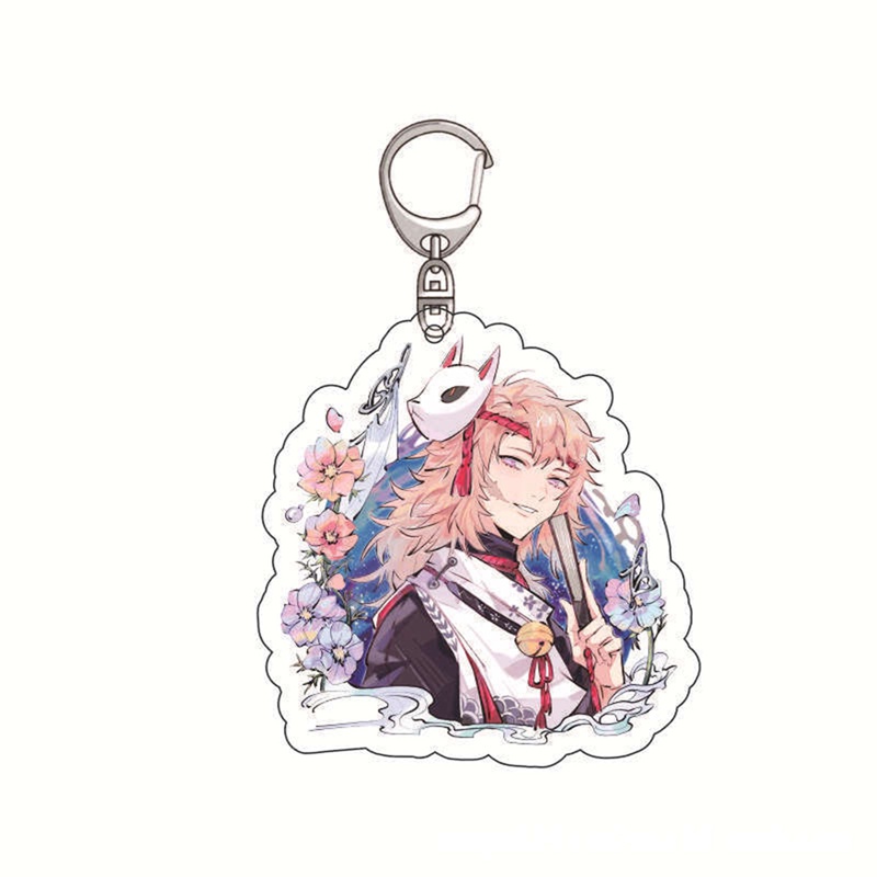 Móc Khóa Nhựa Acrylic Hình Nhân Vật Hoạt Hình Anime Demon Slayer