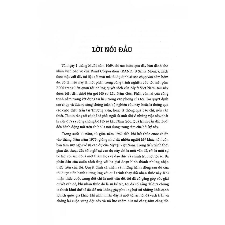 Sách - Hồ sơ mật lầu 5 góc và hồi ức về chiến tranh việt nam (sách tham khảo) | BigBuy360 - bigbuy360.vn