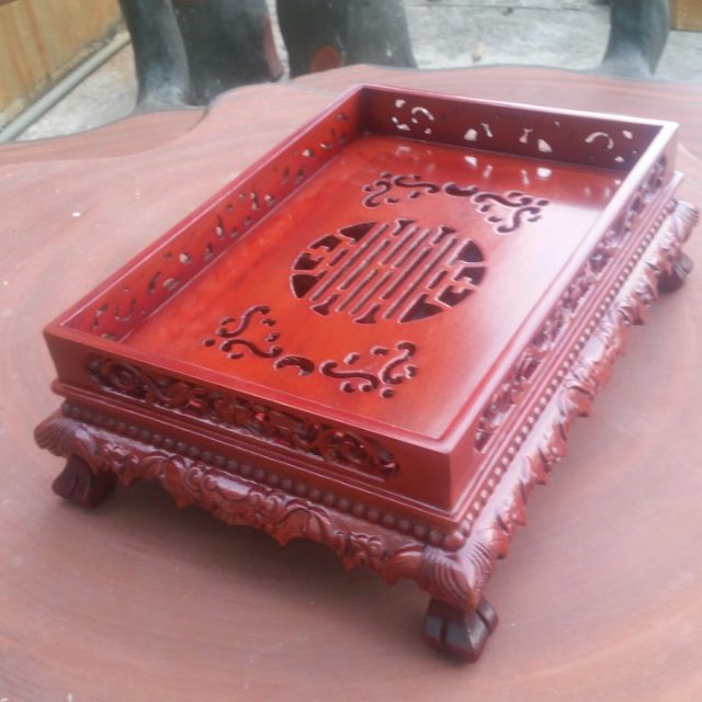 Khay đựng  chà  Bằng  gỗ