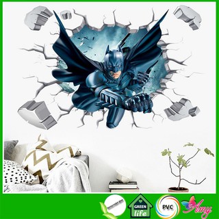 Decal dán tường người dơi - Decal BATMAN - siêu anh hùng nhà DC
