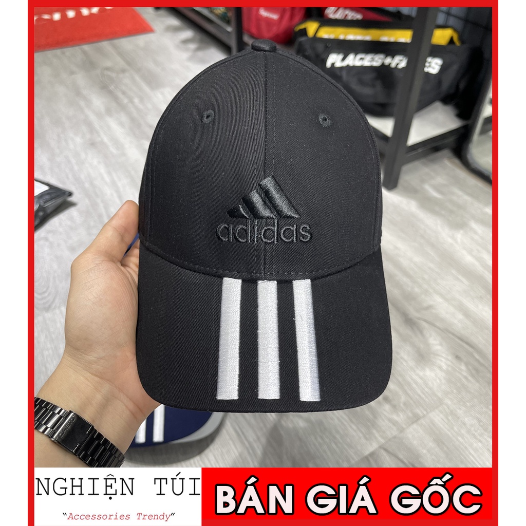 [NGHIỆN TÚI GIÁ GỐC + VIDEO THẬT] Mũ thể thao Adidas SIX-PANEL CLASSIC 3-STRIPES - S98156 | HÀNG XUẤT DƯ XỊN 100%